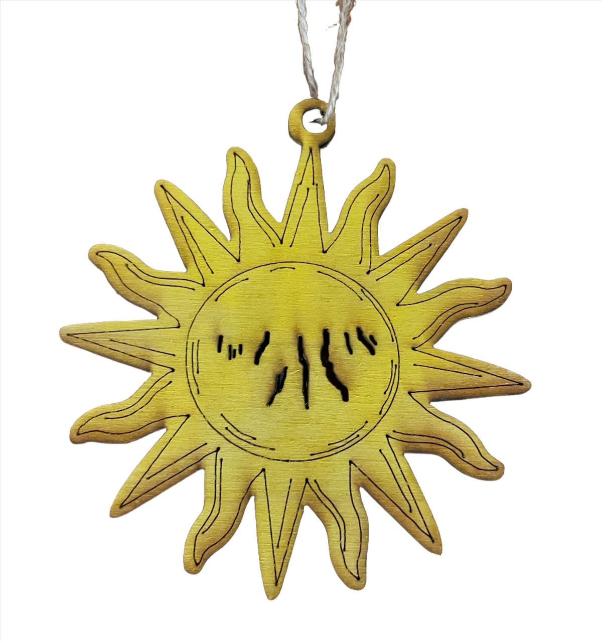 Finger Lakes Sun Ornament