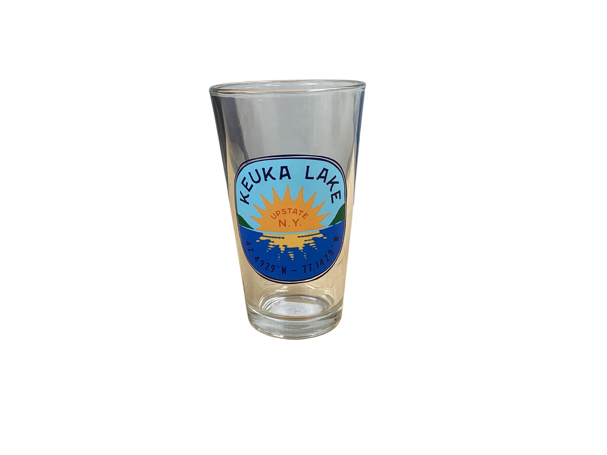 Keuka Sunset Pint Glass