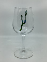 Keuka Slice Sunset Wine Glass
