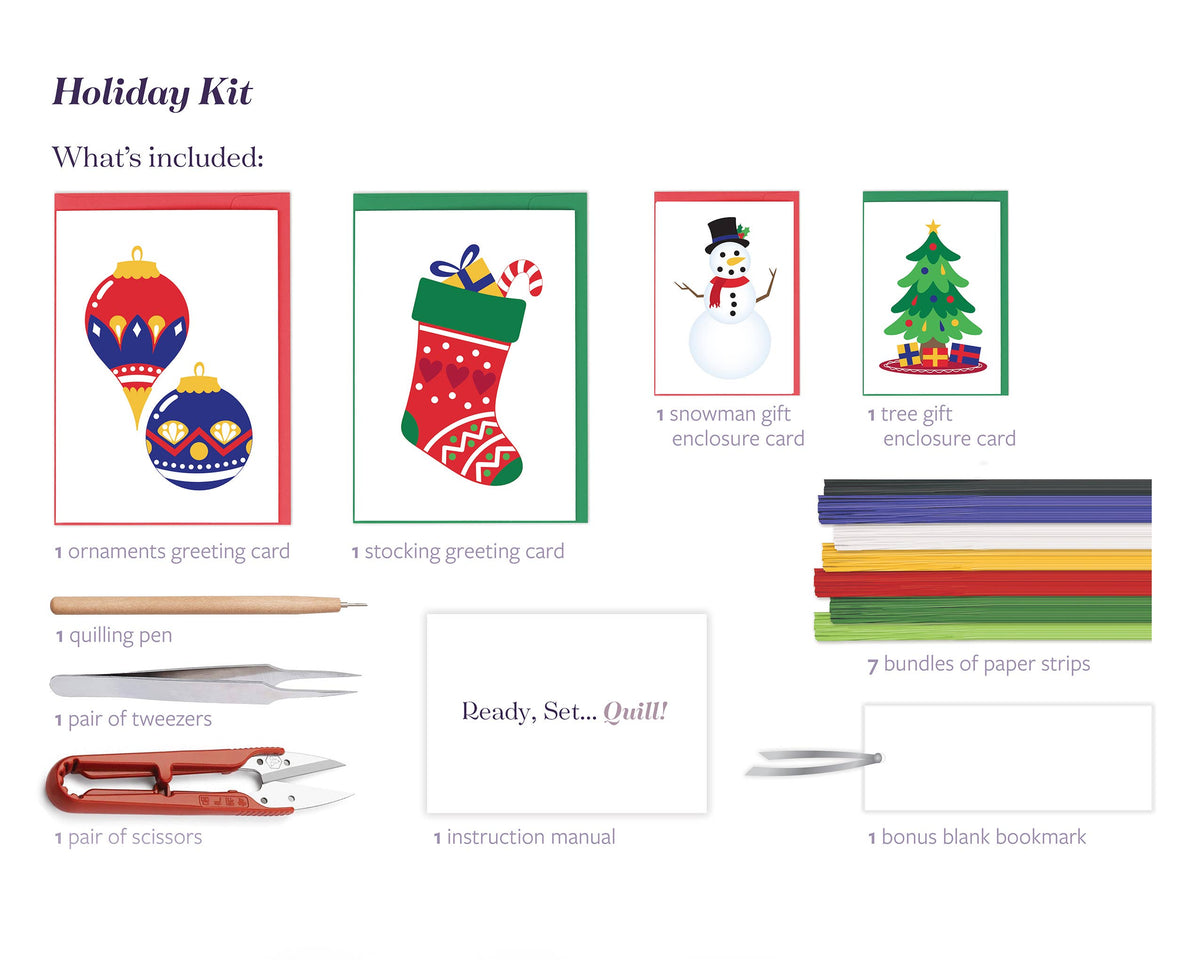 Create-a-Quill DIY Kit:  Holiday