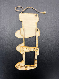 Stocking Photo holder DIY Ornament Kit