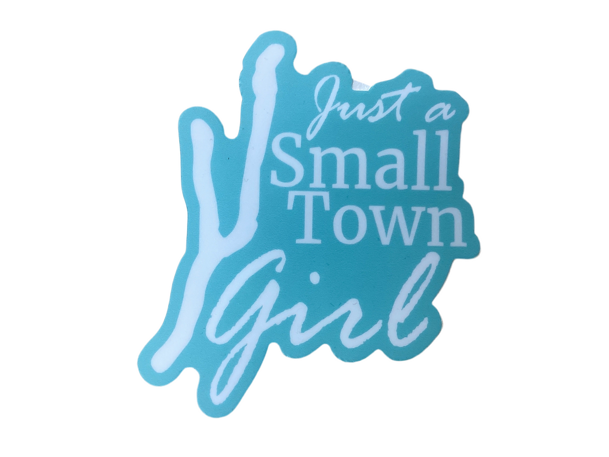 Keuka Lake Just a Small Town Girl sticker