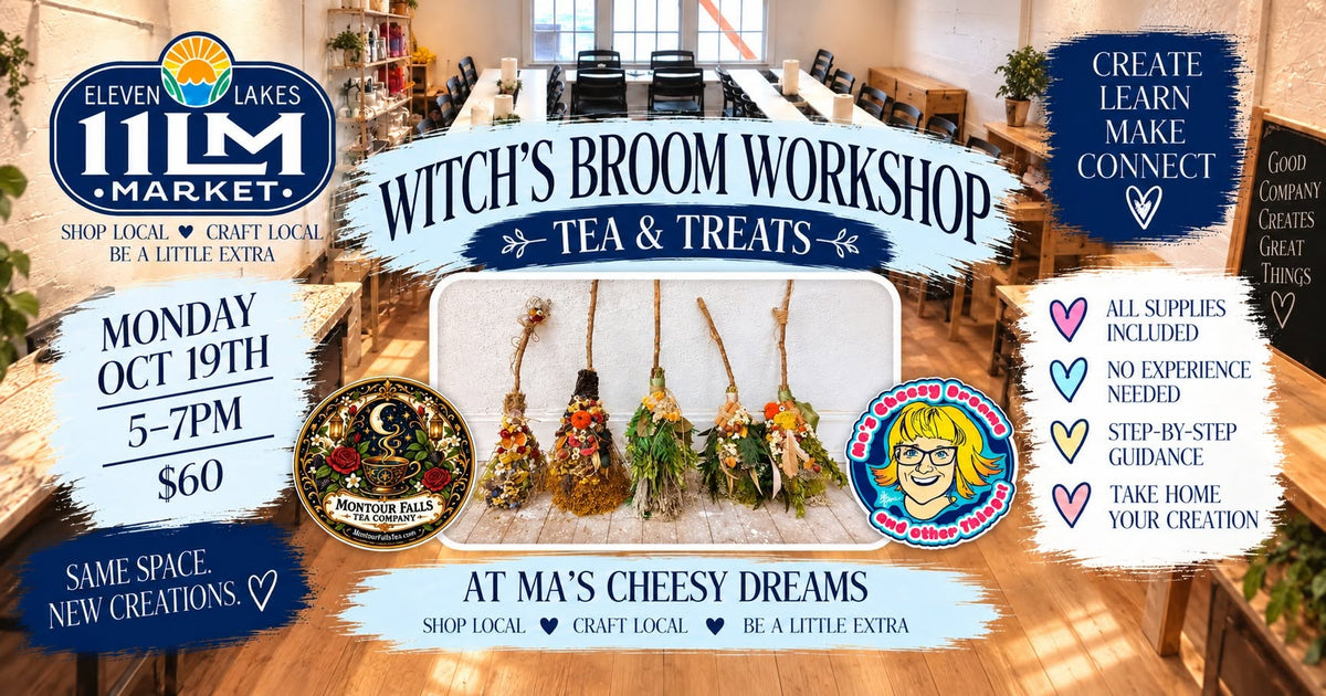 Witches Broom Workshop-Tea-Treats!