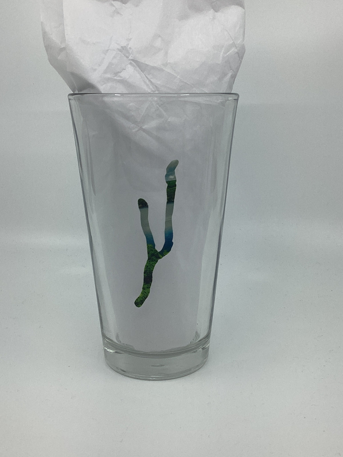 Keuka Slice Sunset Pint Glass