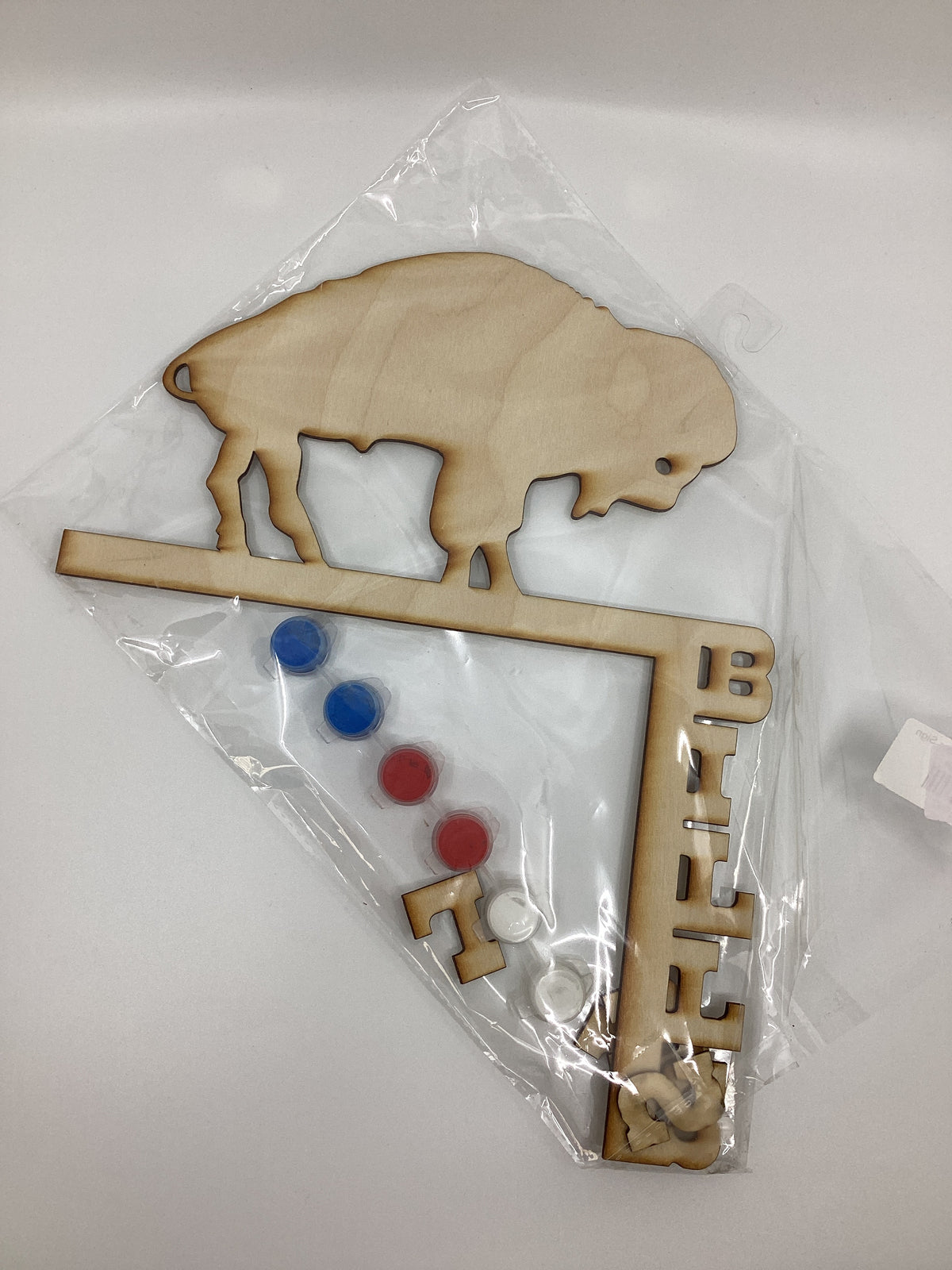 DIY Buffalo Corner Door Sign