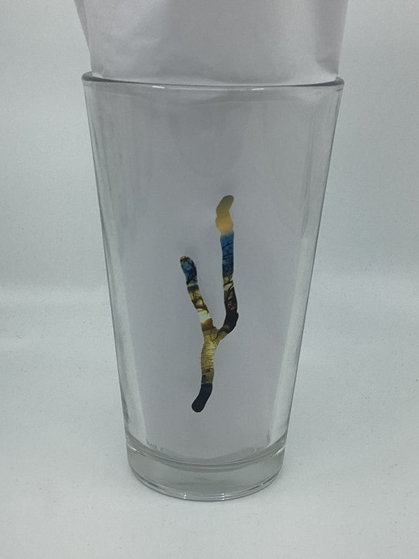 Keuka Slice Sunset Pint Glass