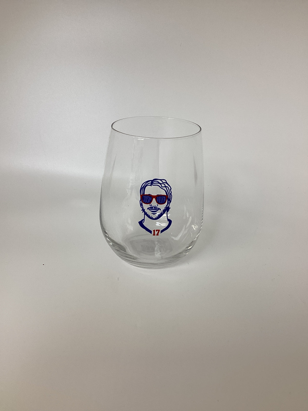 Josh Allen Stemless Wine Glass