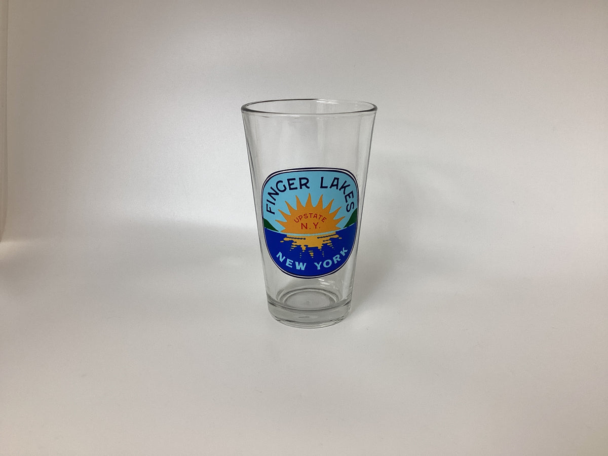 Finger Lakes Sunset Pint Glass