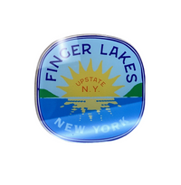 Finger Lakes Sunset  Acrylic Magnet