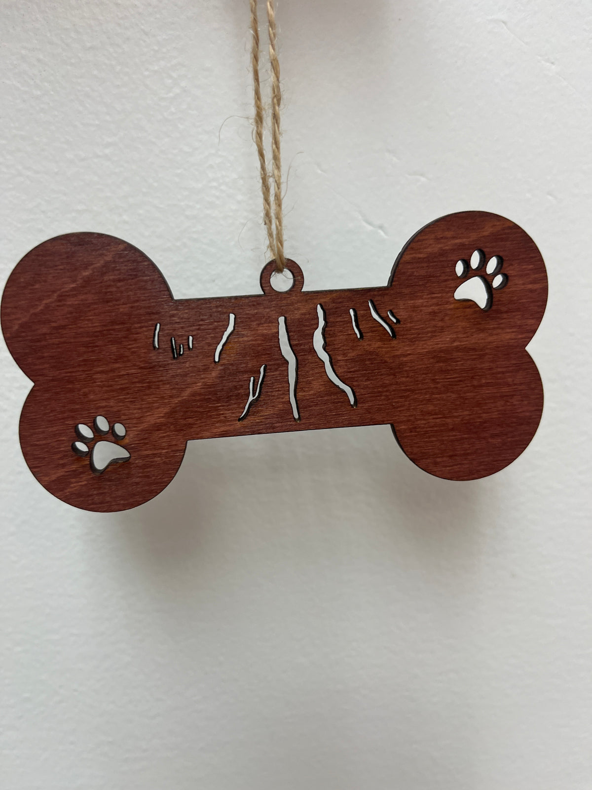 Finger Lakes Dog Bone Ornament