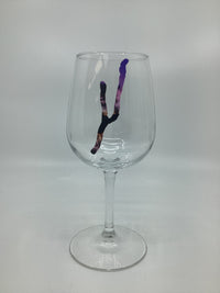 Keuka Slice Sunset Wine Glass