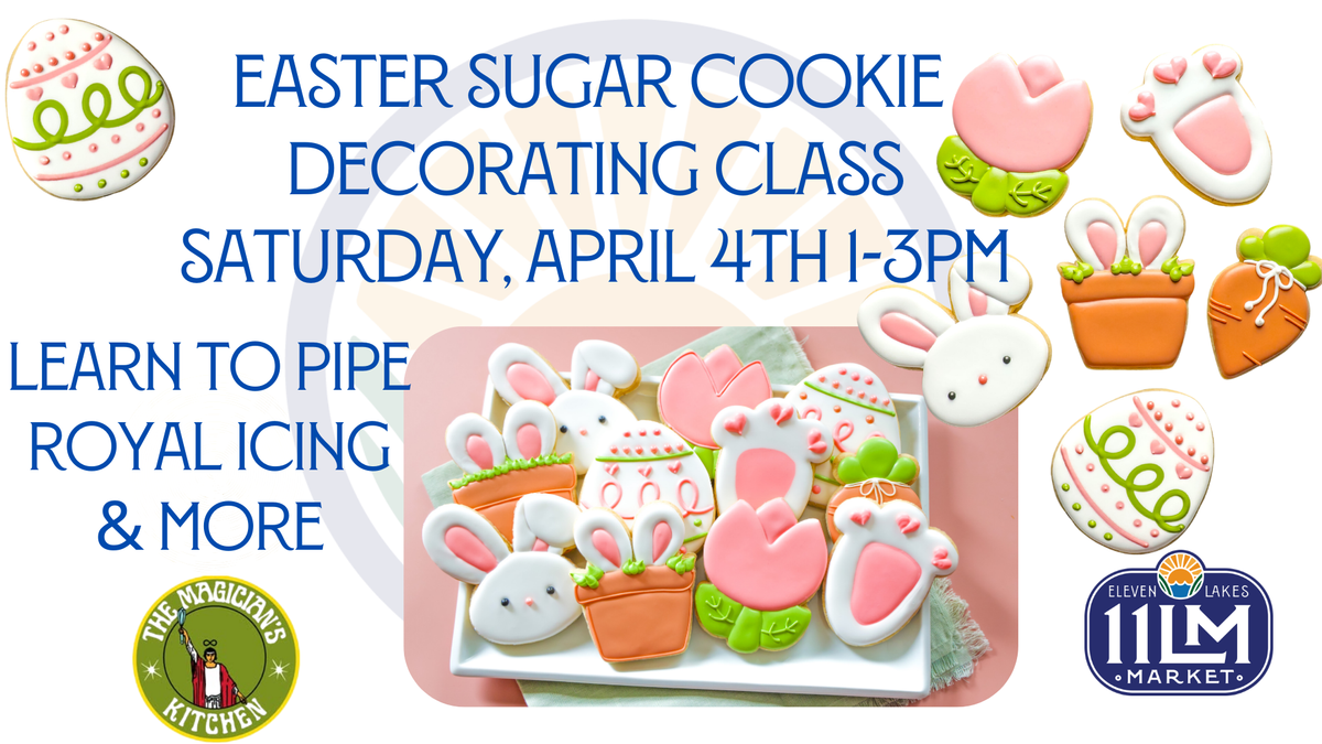 Easter Cookie Decorating Class (or Kit!) with Luca of the Magician's Kitchen