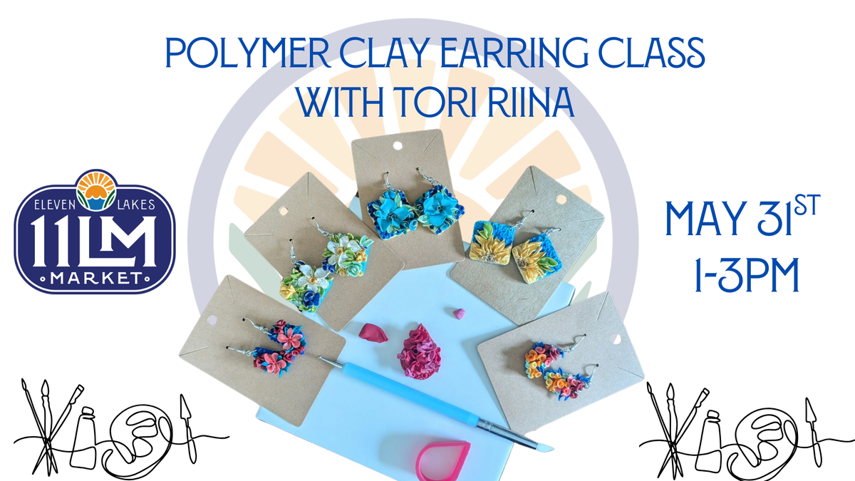 Polymer Clay Earring Class with Tori Riina