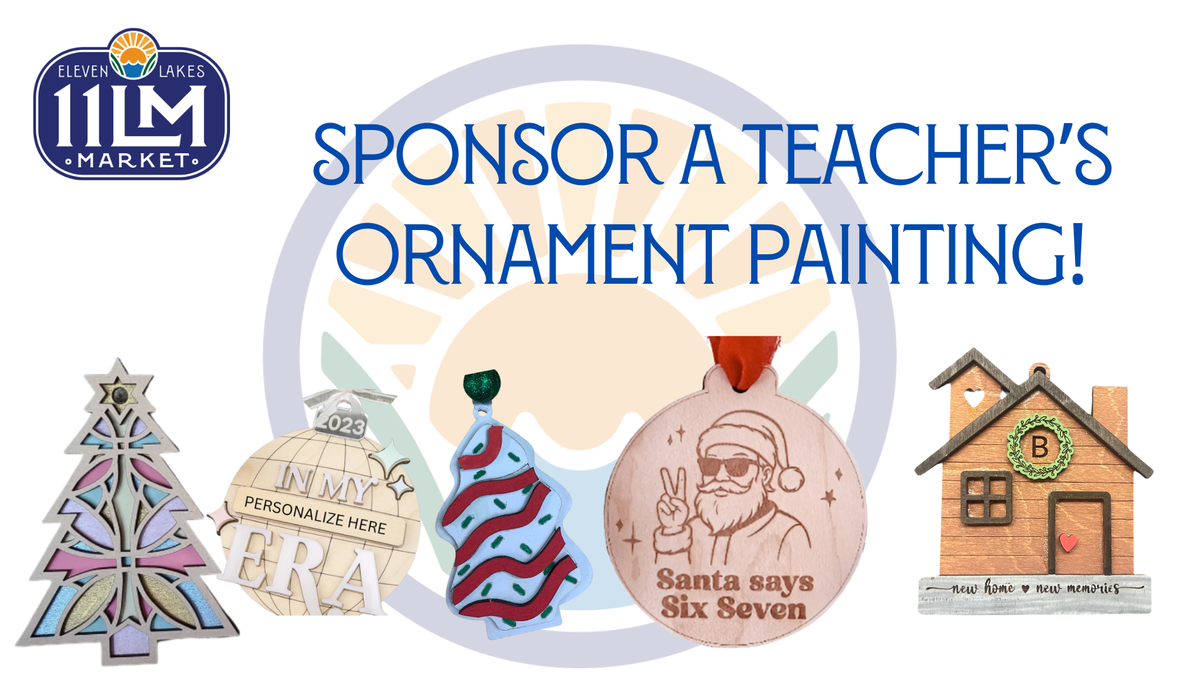 Sponsor a Teacher's Ornament Painting