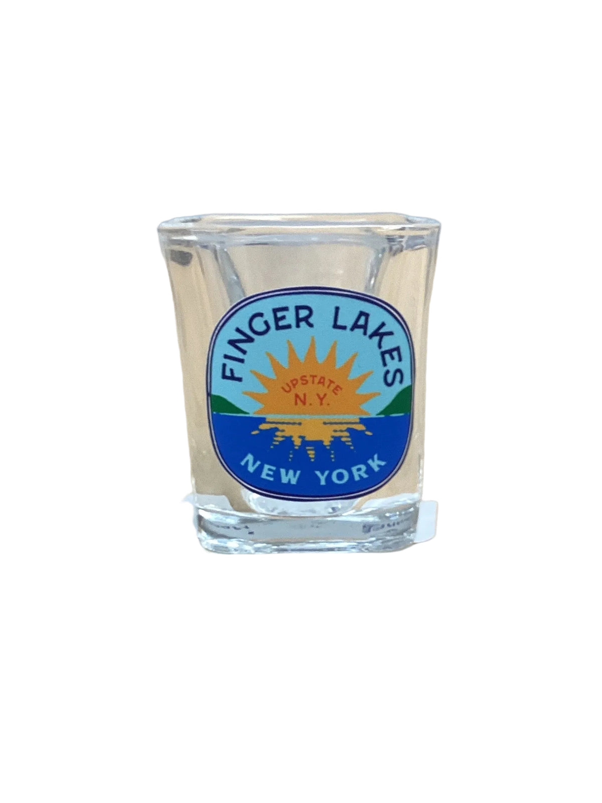 Finger Lakes Sunset Shot Glass