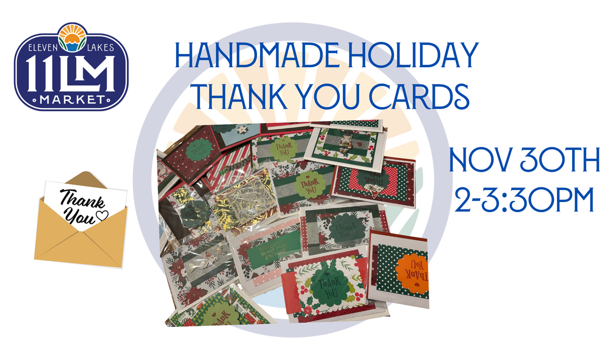 Handmade Holiday Thank you Cards with Steph