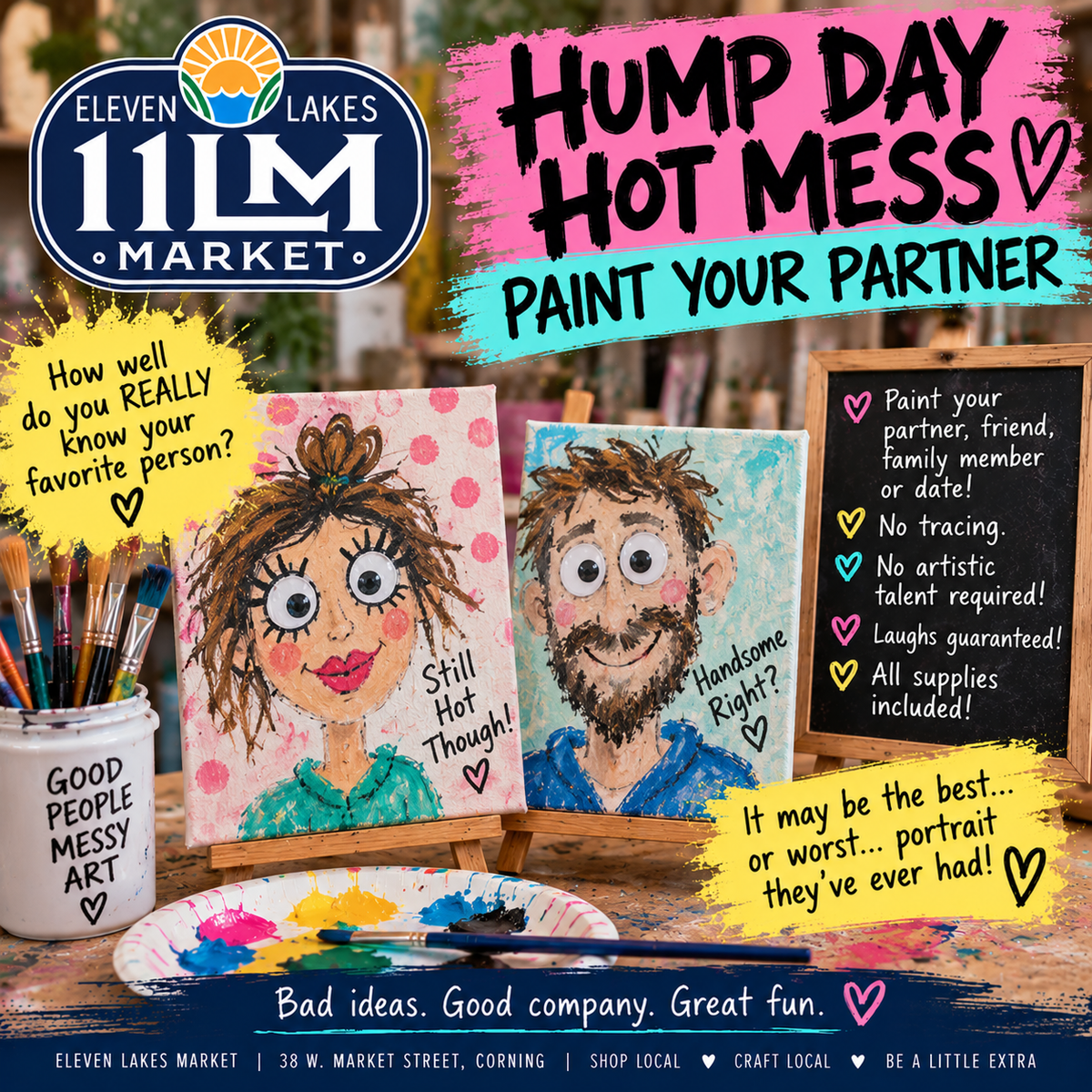 Hump Day Hot Mess Crafting Class Nov 4th
