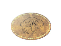 Finger Lakes Buffalo Faux Leather Patch