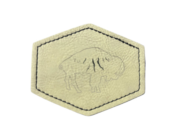 Finger Lakes Buffalo Faux Leather Patch