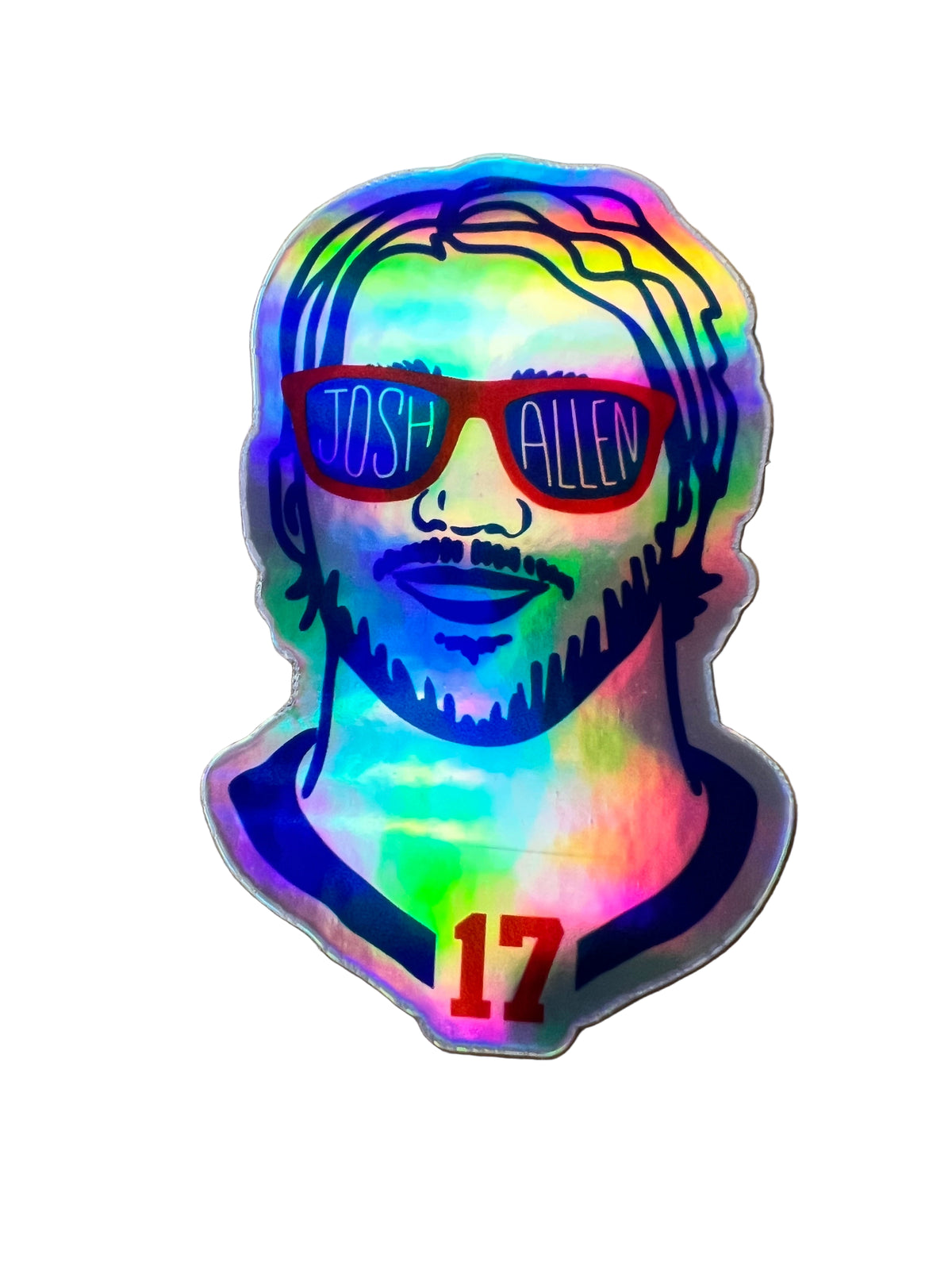 Josh Allen Buffalo Holographic Vinyl Sticker