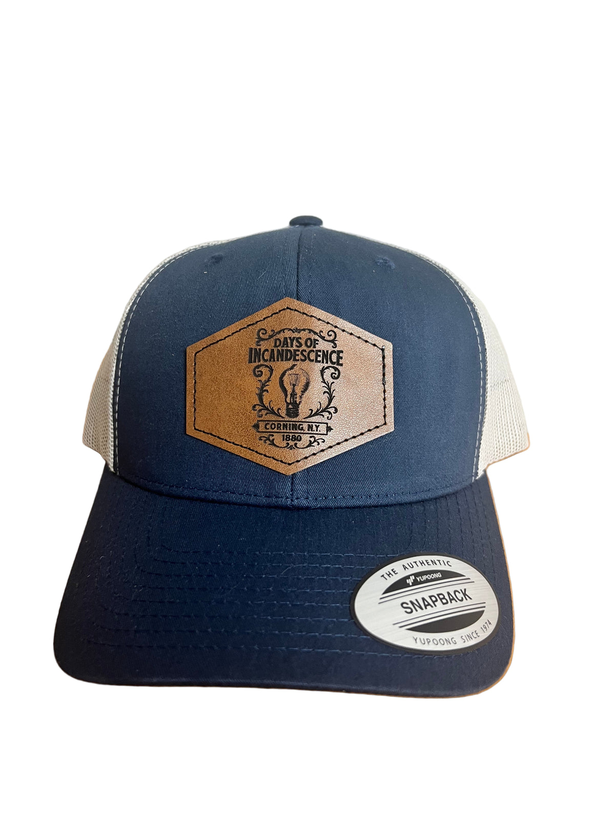 Days of Incandescence Corning Faux Leather Patch Hat
