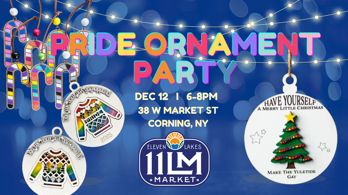 Pride Christmas Ornament Party!