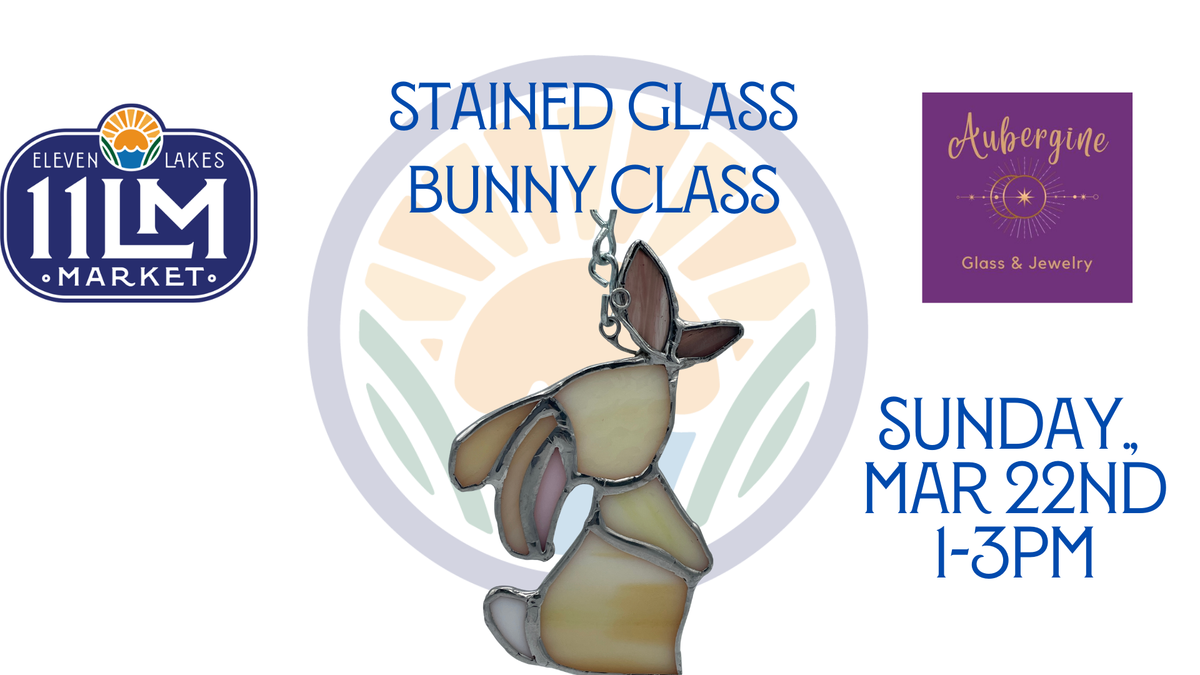 Bunny Stained Glass Class with Aubergine