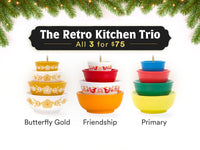 Mini Pyrex-Inspired Bowl Ornament | Retro Christmas Decor