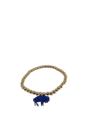 Buffalo gold bead bracelet