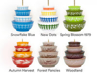 Mini Pyrex-Inspired Bowl Ornament | Retro Christmas Decor