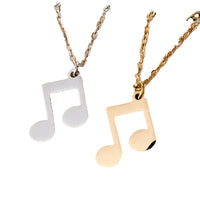 Custom Engraved Music Necklaces