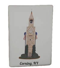 Corning, NY Little Joe and Centerway Clocktower 5x7 Notecard Boxed Set of 8
