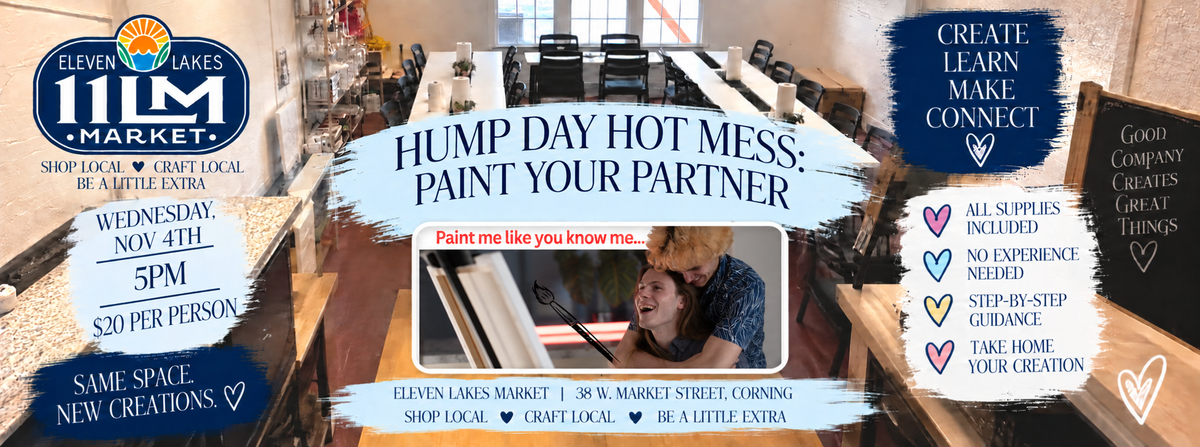 Hump Day Hot Mess Crafting Class-Paint Your Partner Nov 4th