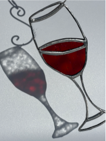 Stained Glass Wine Glass Class with Aubergine - Wineglass Marathon Weekend!