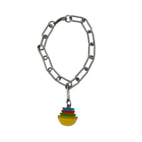Pyrex Bowl Paperclip Chain Bracelet