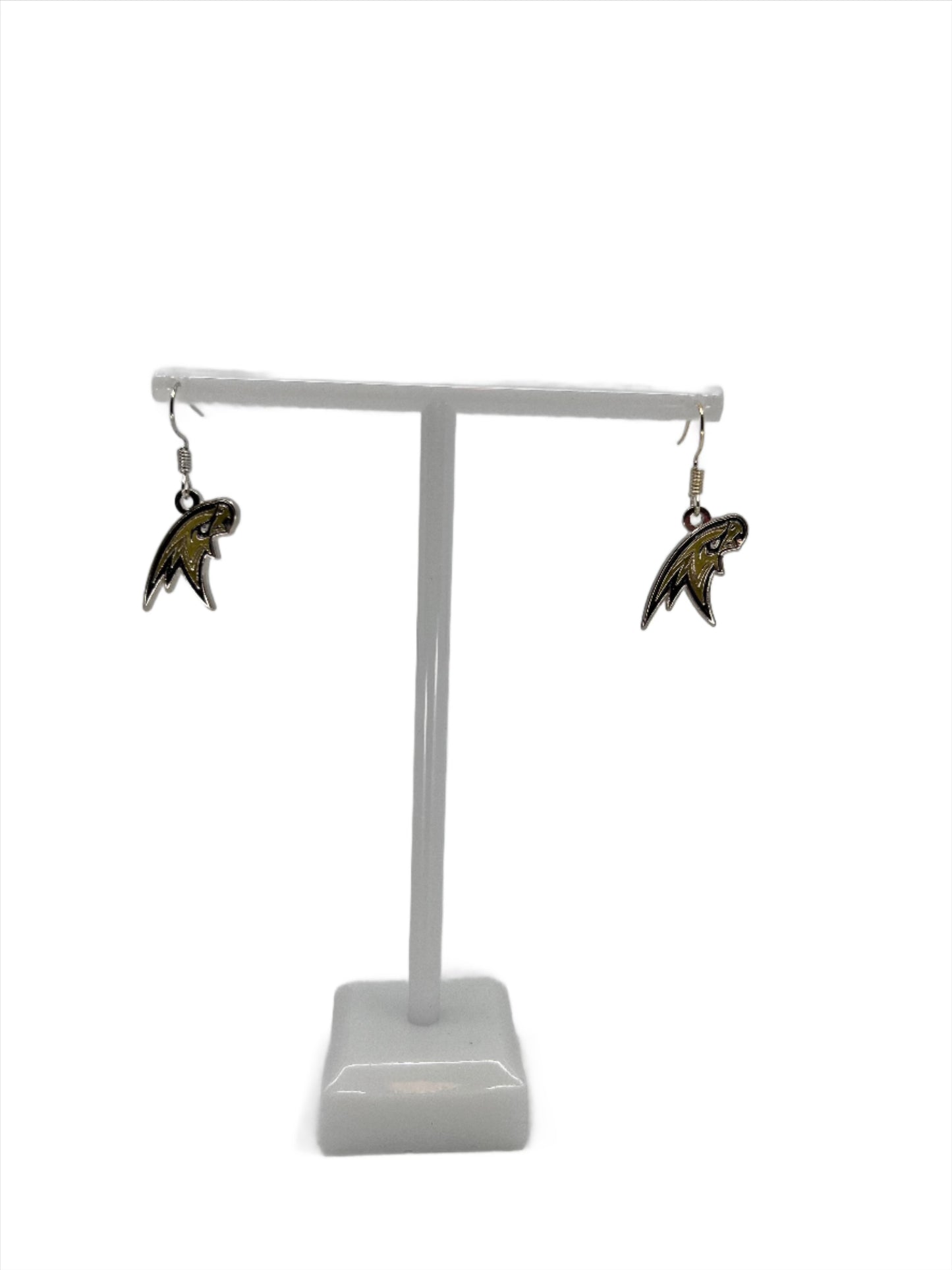 Corning Hawks Charm Earrings - Hoops or Fish Hooks