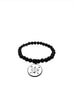 Finger Lakes Black Bead Bracelet