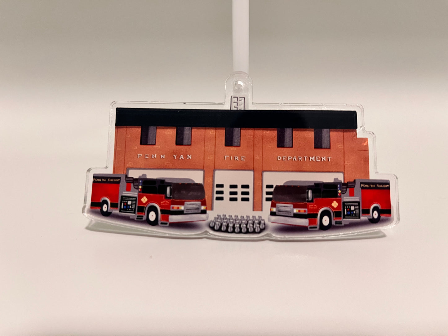 Penn Yan Fire Station Ornament/Suncatcher