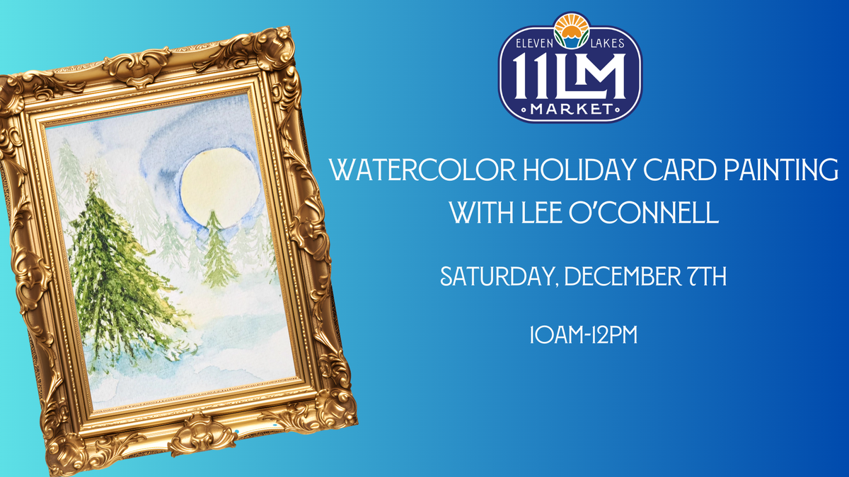 Watercolor Holiday Card Painting with Lee O'Connell