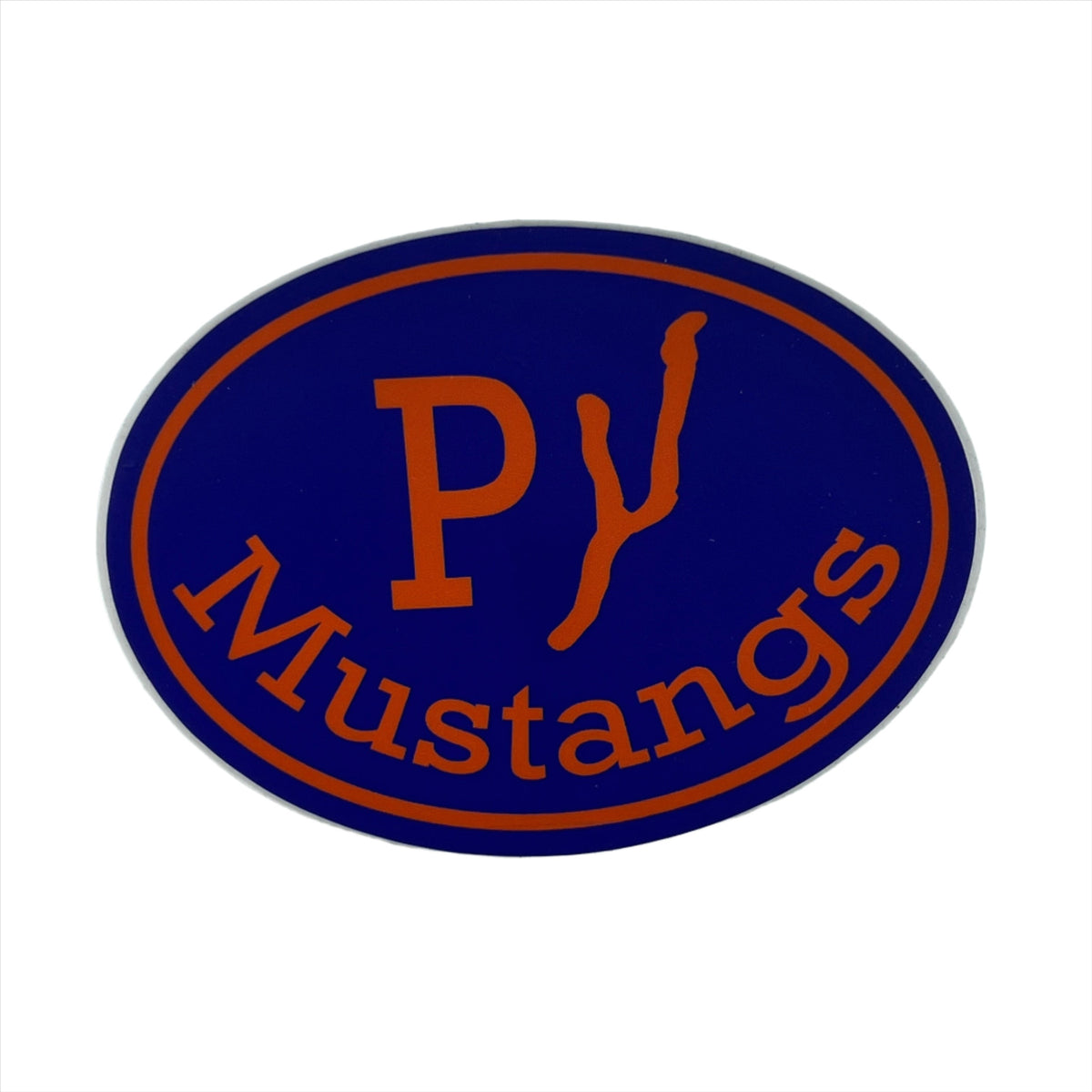 Penn Yan Mustangs 4" Sticker or Fridge Magnet