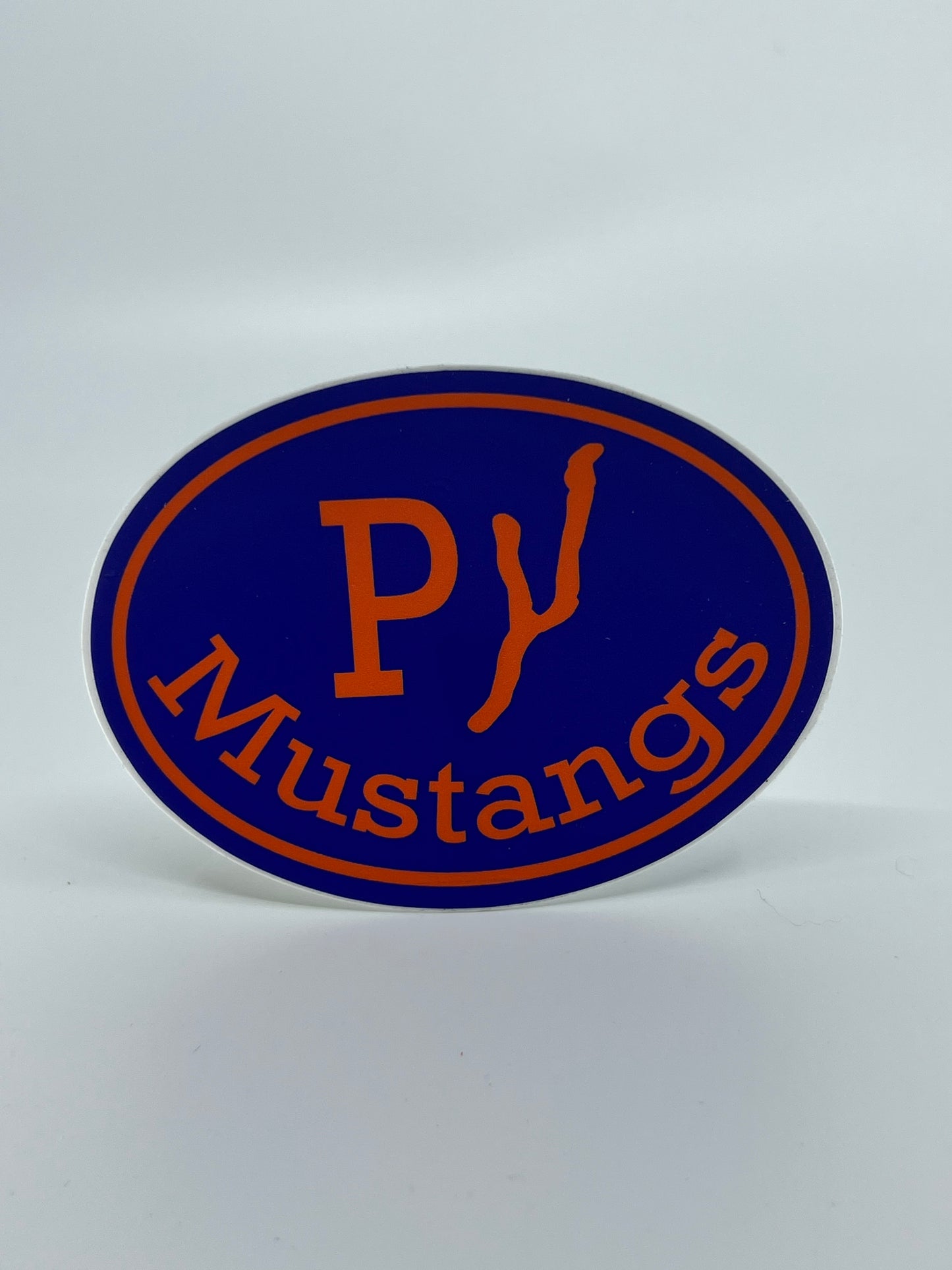 Penn Yan Mustangs 4" Sticker or Fridge Magnet