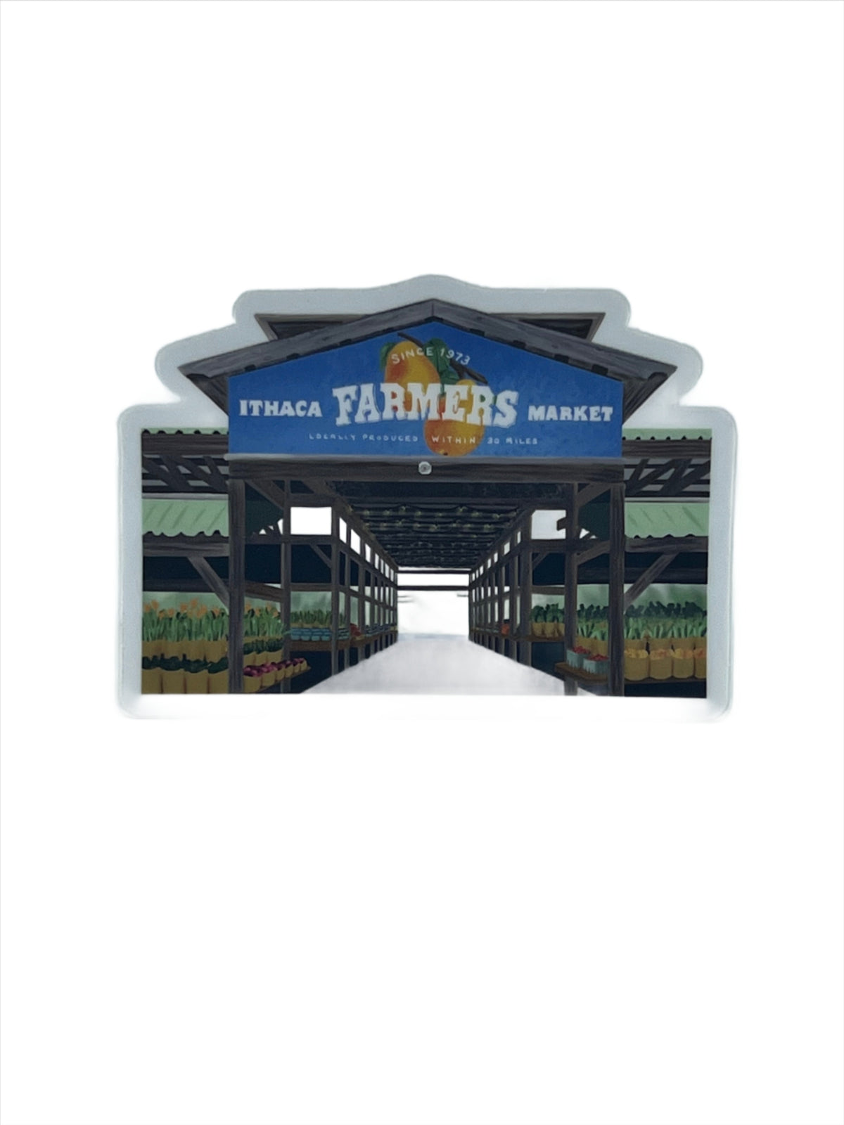 Ithaca Farmers Market Sticker
