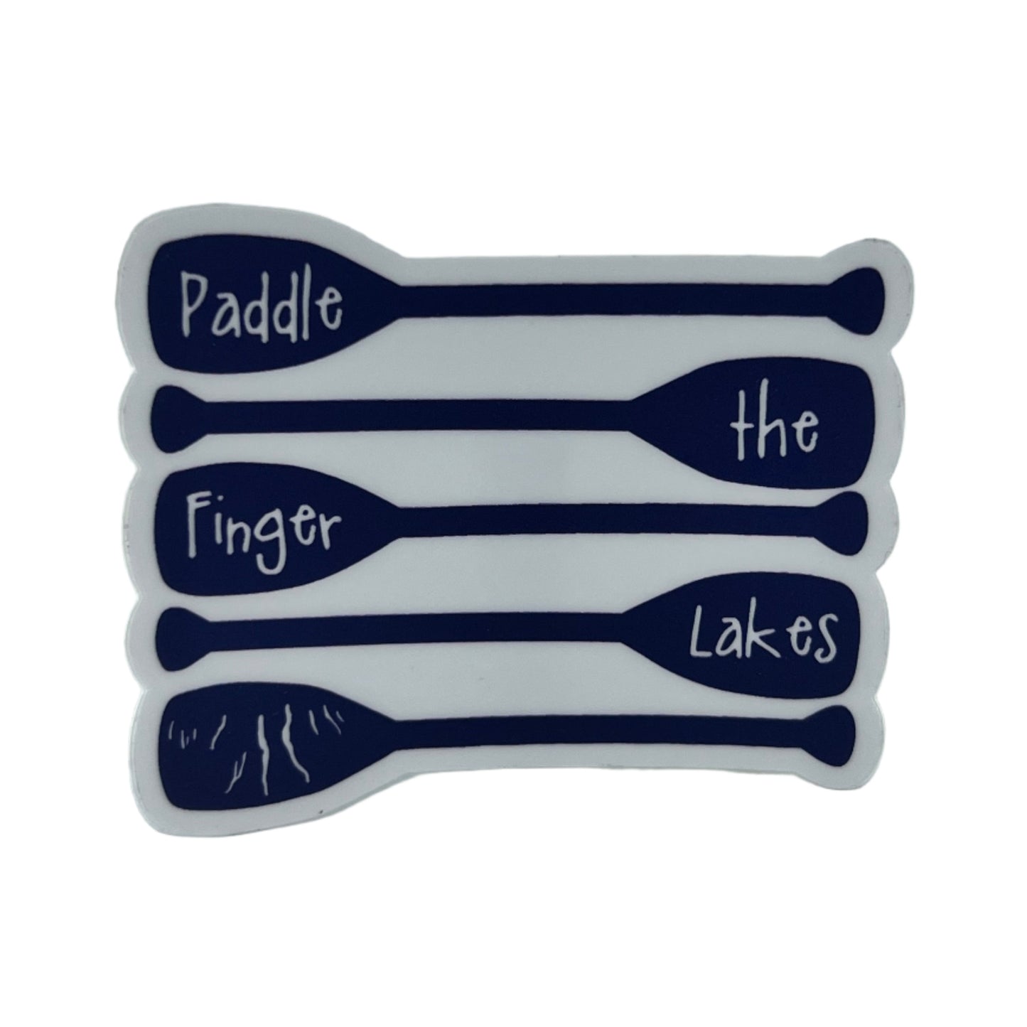 Paddle the Finger Lakes 3" Sticker