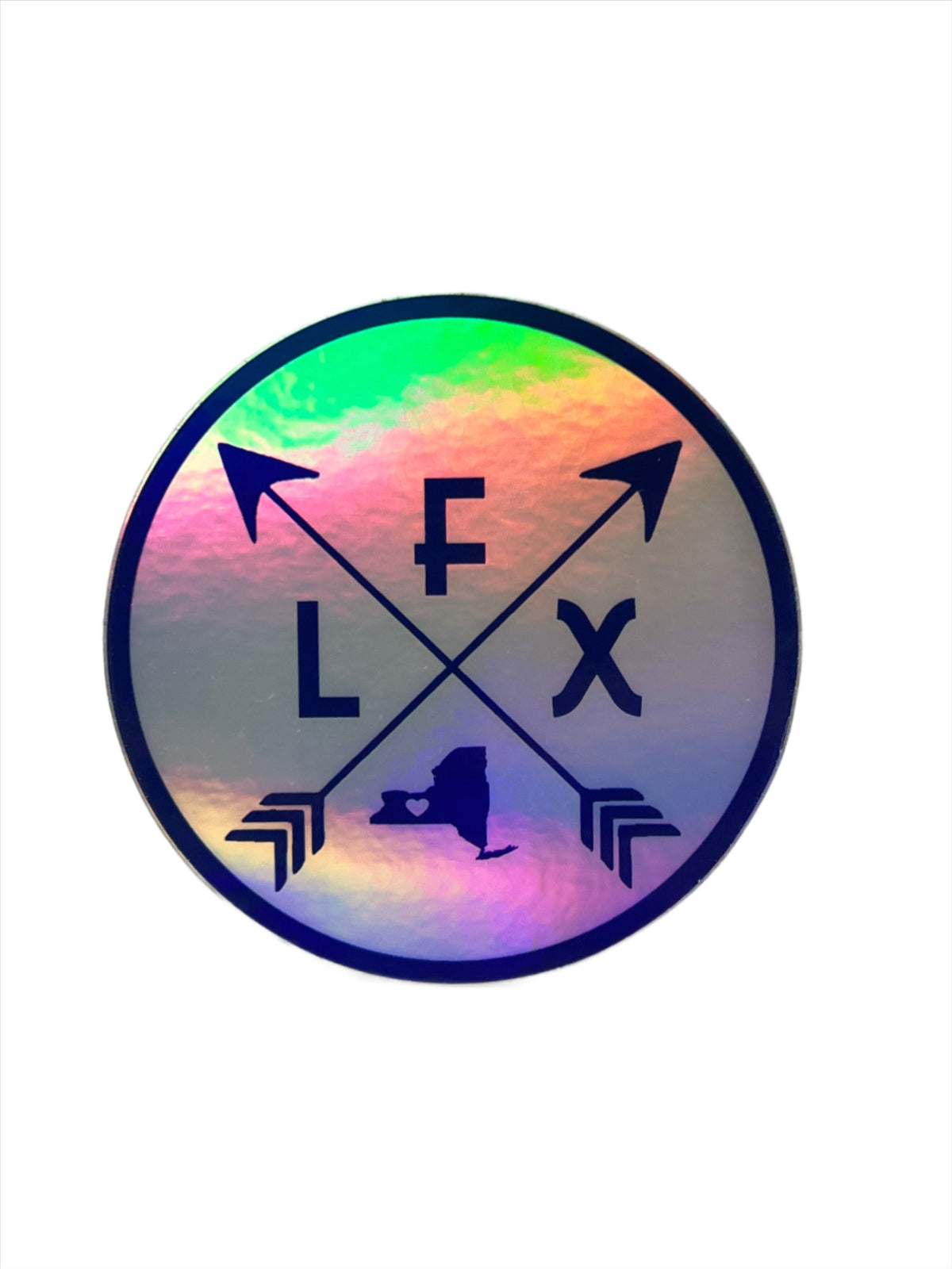 FLX Arrows Holographic Vinyl Sticker