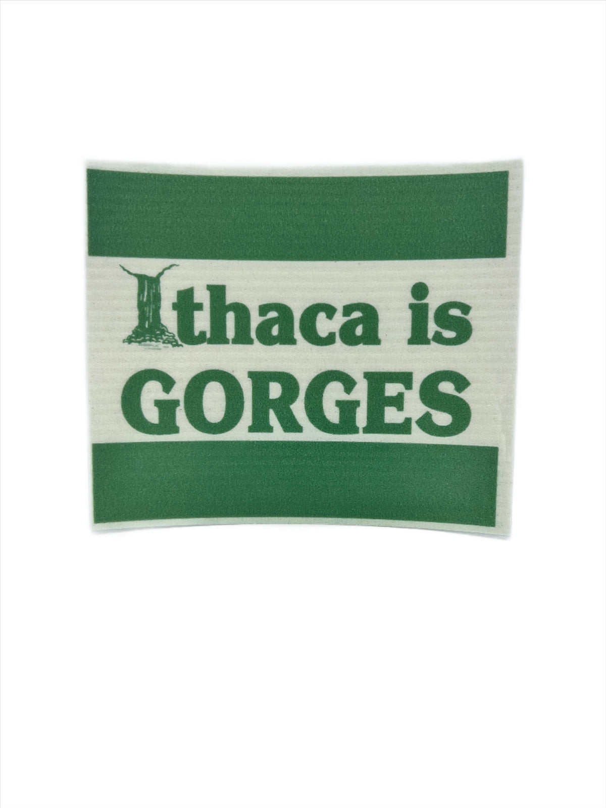 Ithaca Is Gorges Swedish Dishcloth