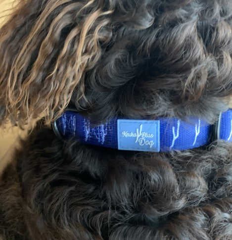 Keuka Blue Dog Collar