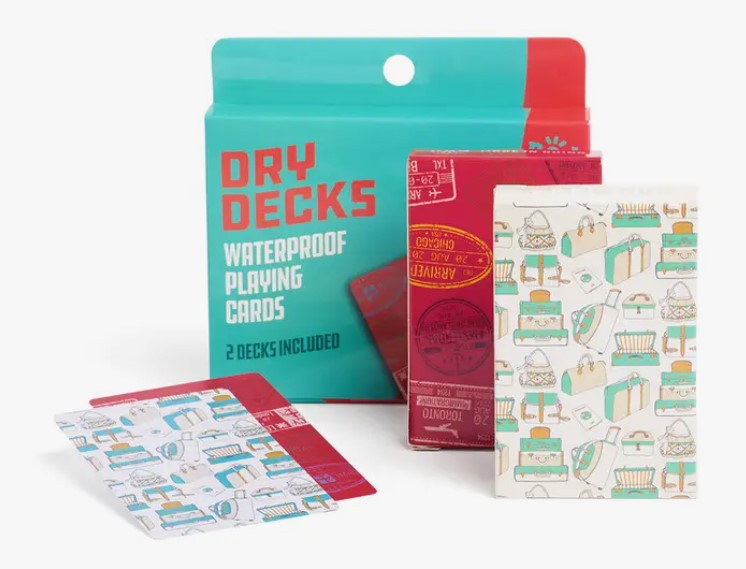 Dry Decks | Waterproof Playing Cards (Travel Design)