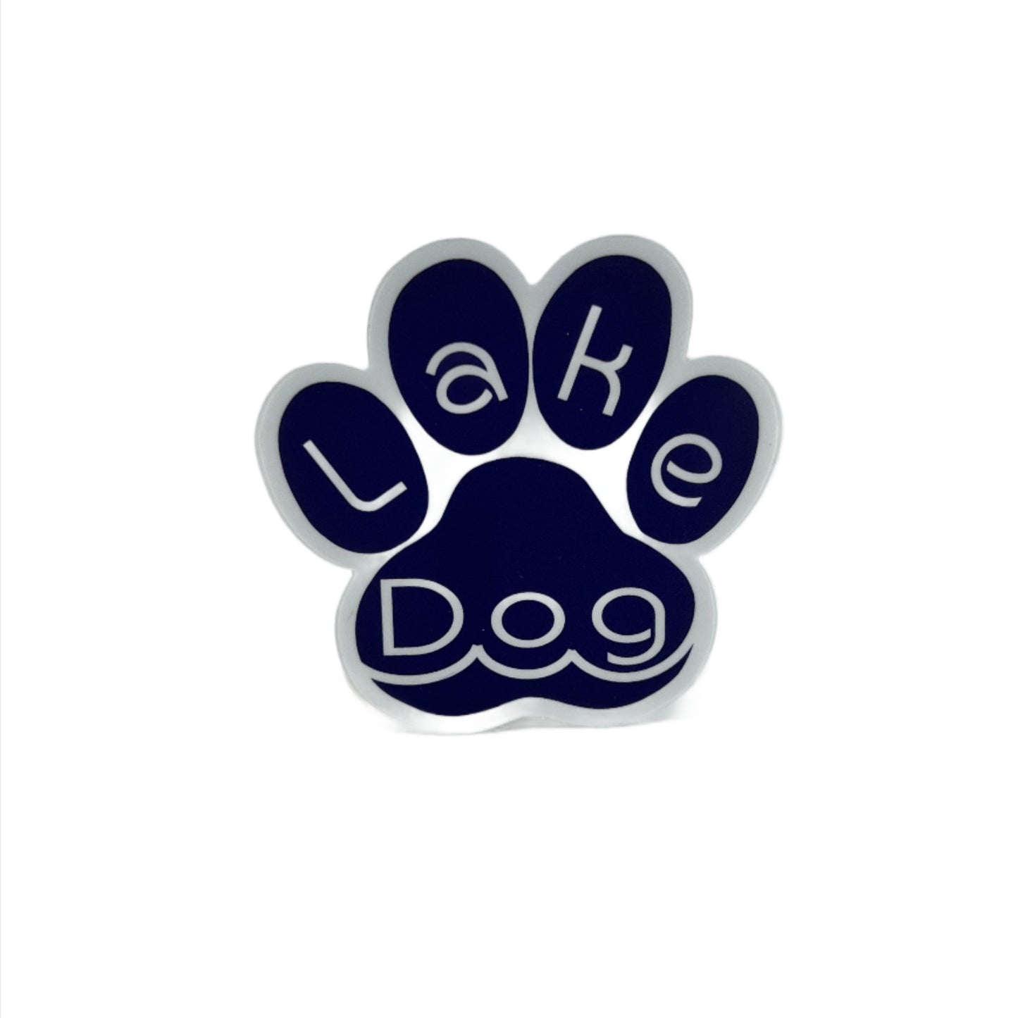 Lake Dog Vinyl 3" Sticker