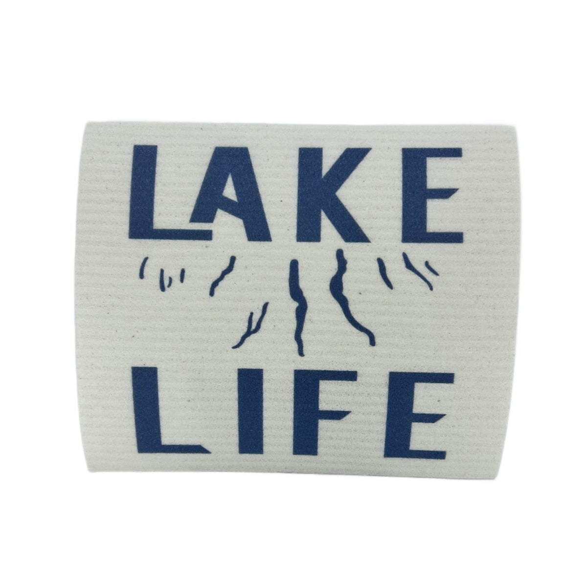 Finger Lakes Swedish Dishcloth Lake Life Design