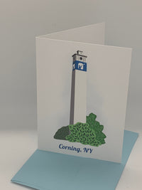 Corning NY Little Joe and Centerway Clocktower Greeting Card Boxed Set of 8